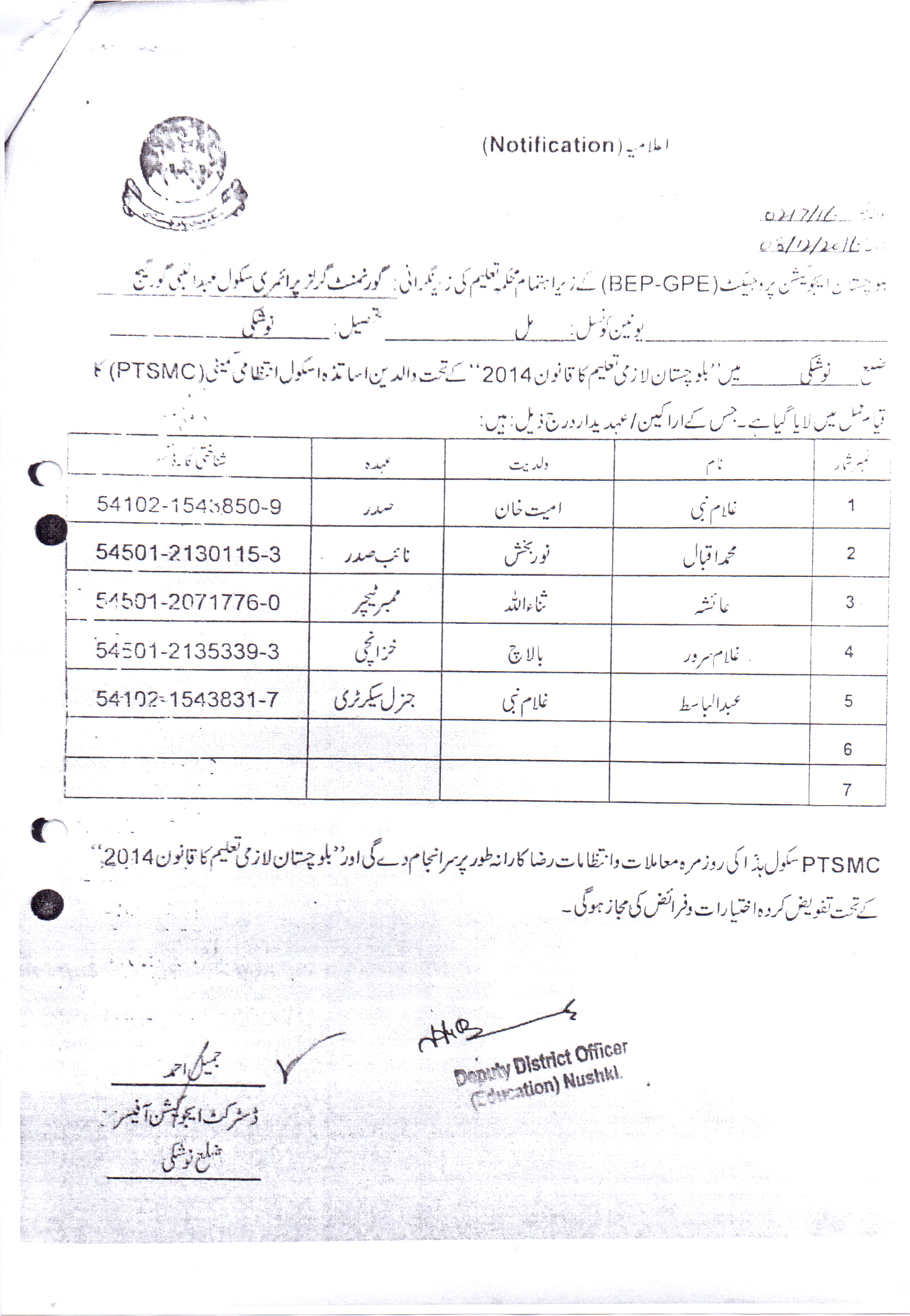 Notification