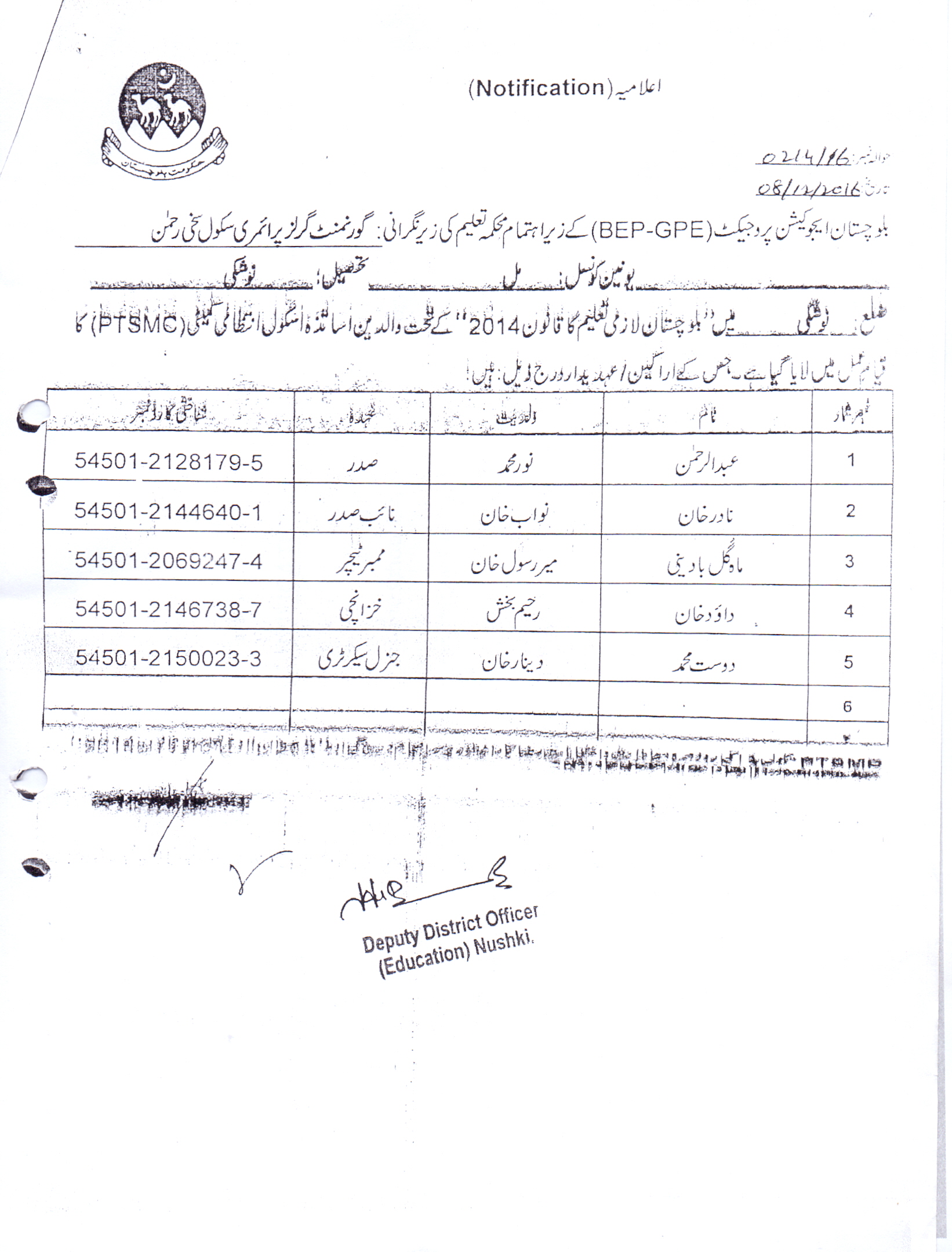 Notification