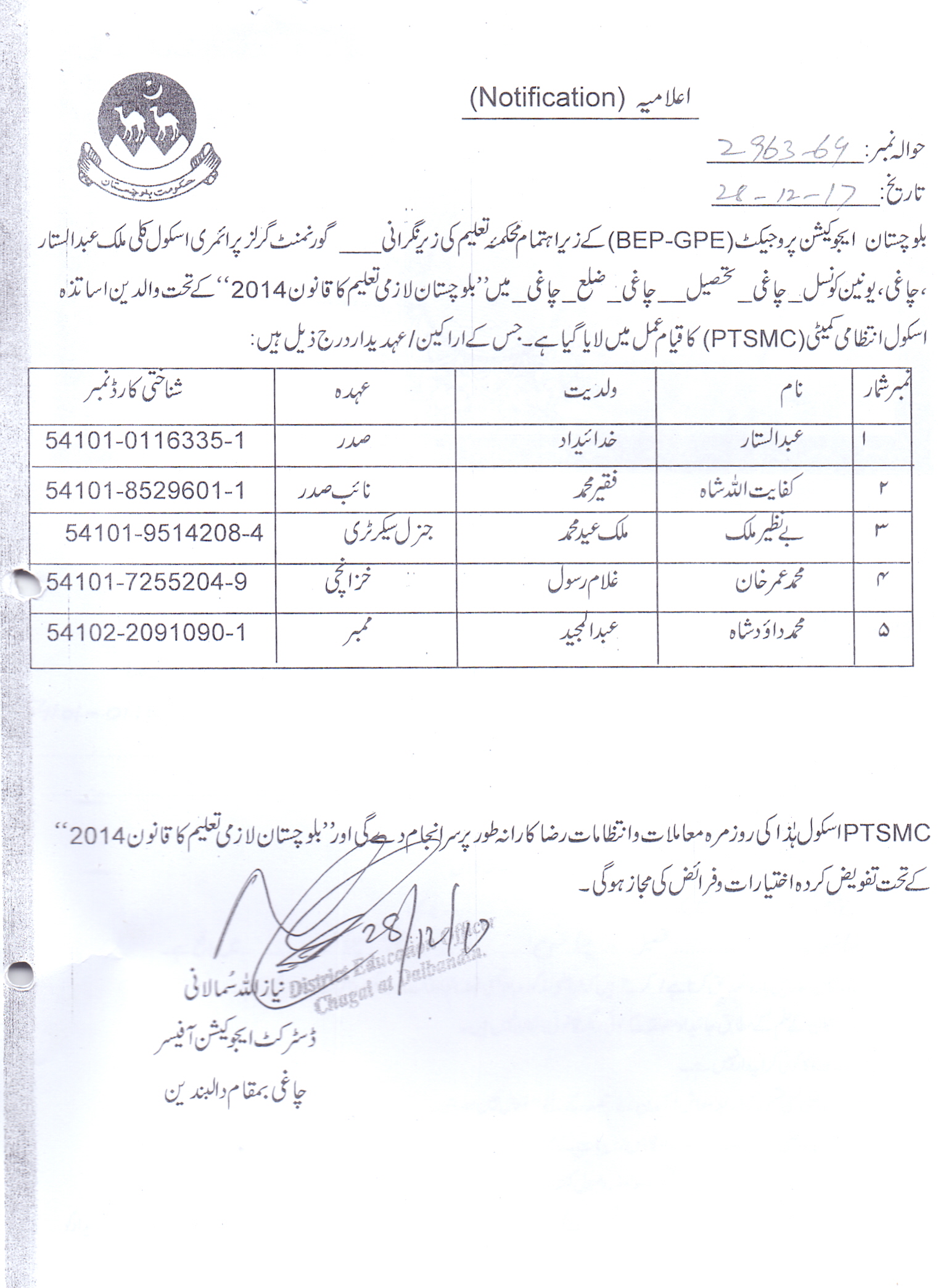 Notification