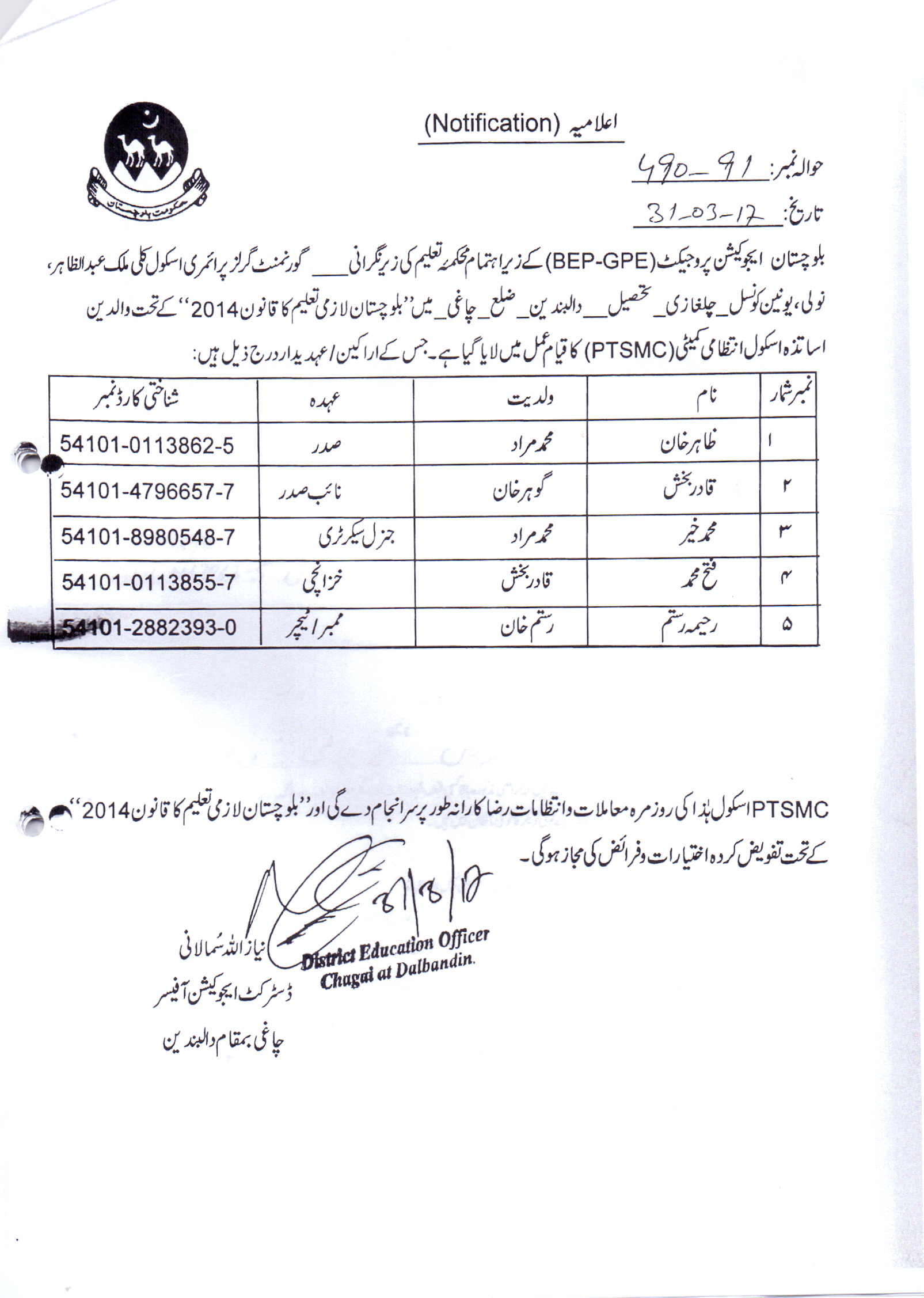 Notification