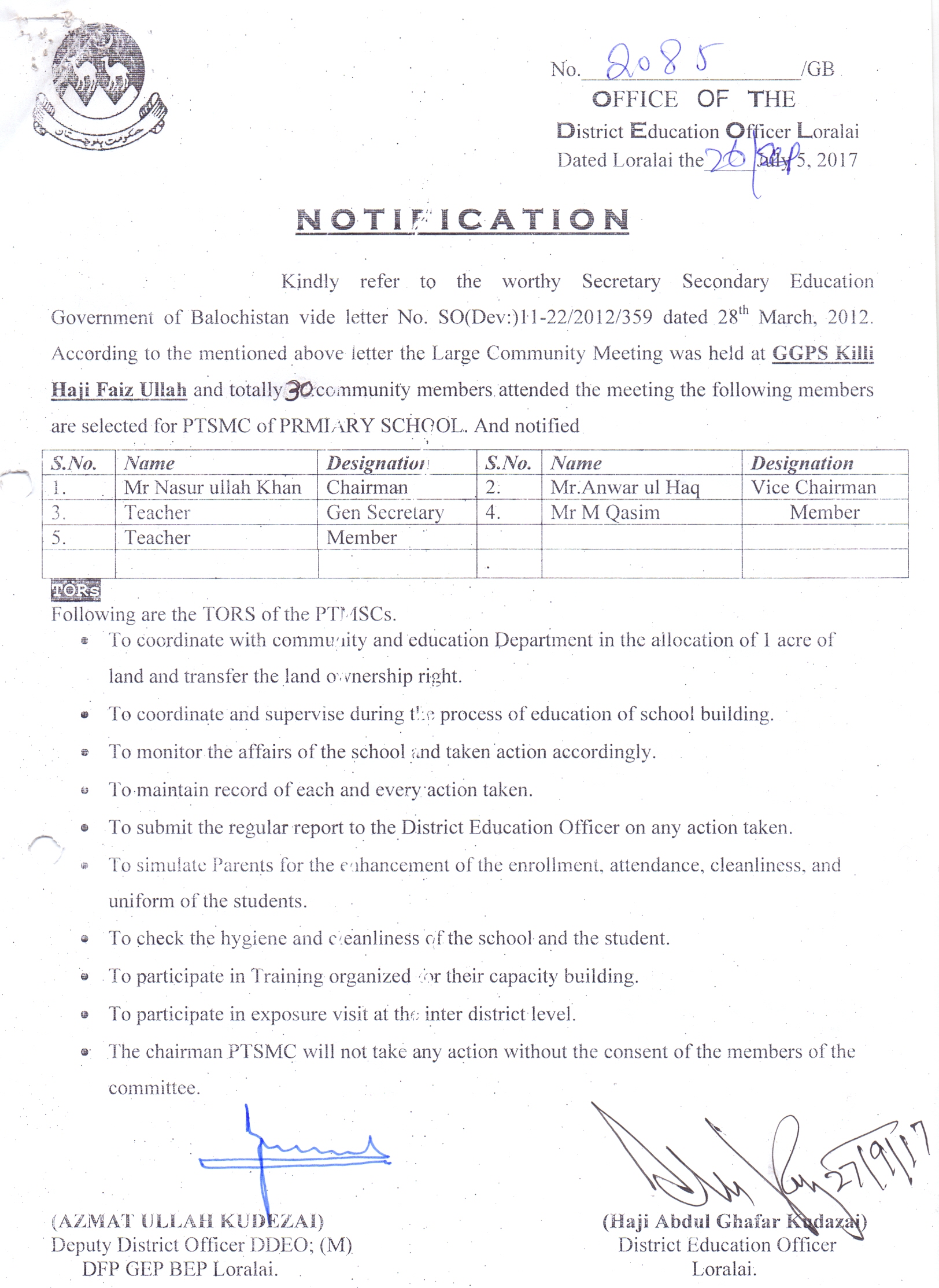 Notification
