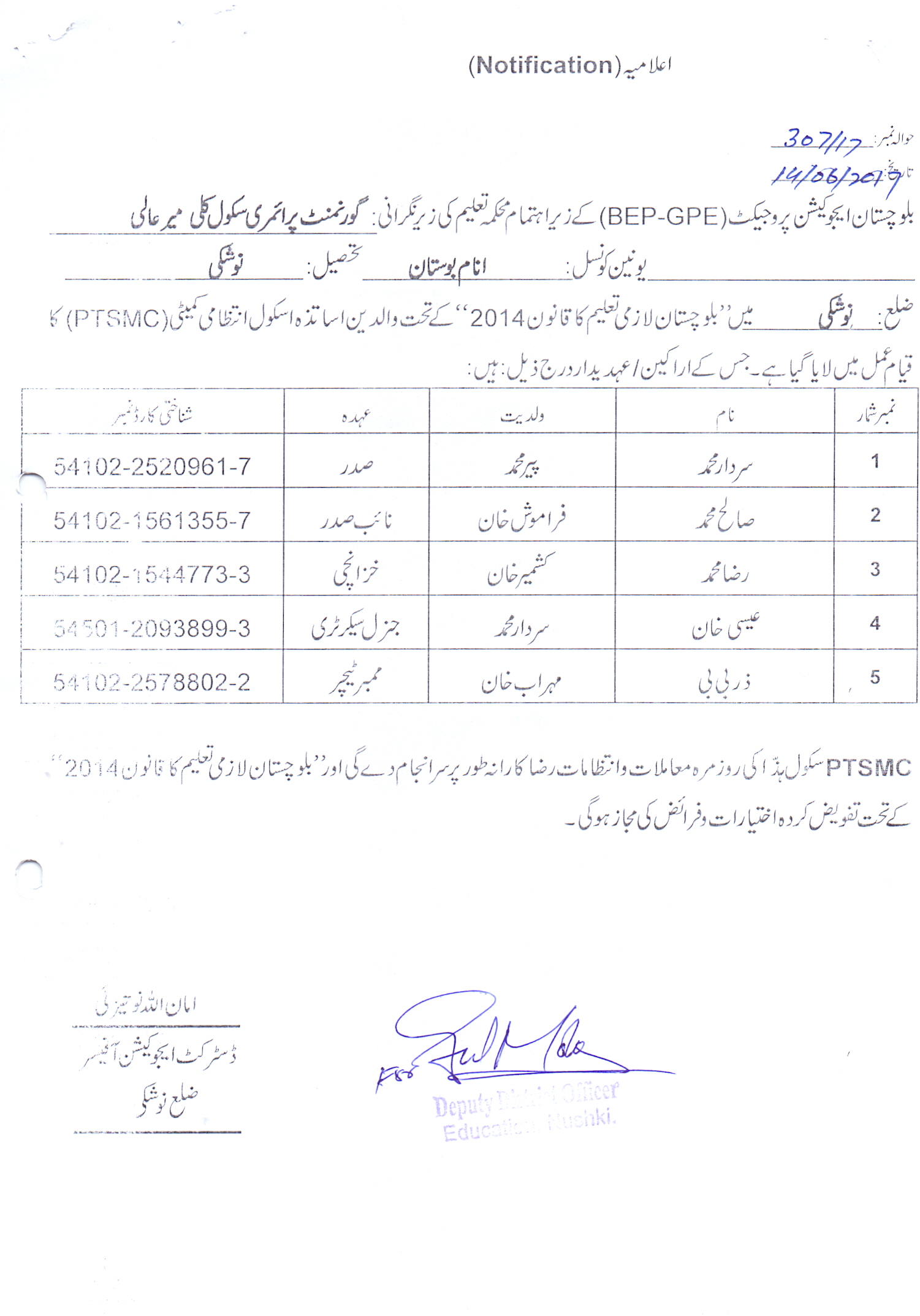 Notification