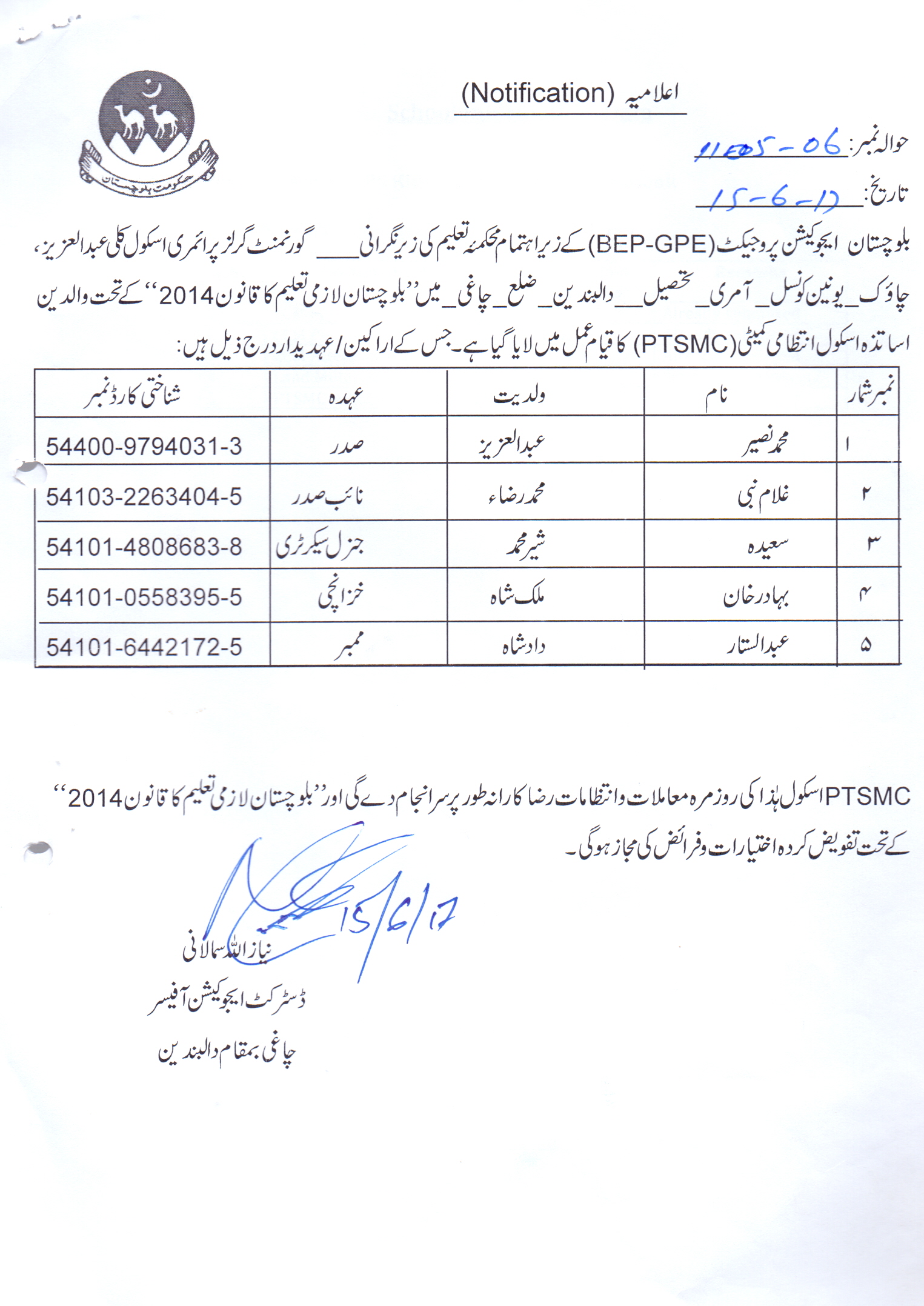 Notification